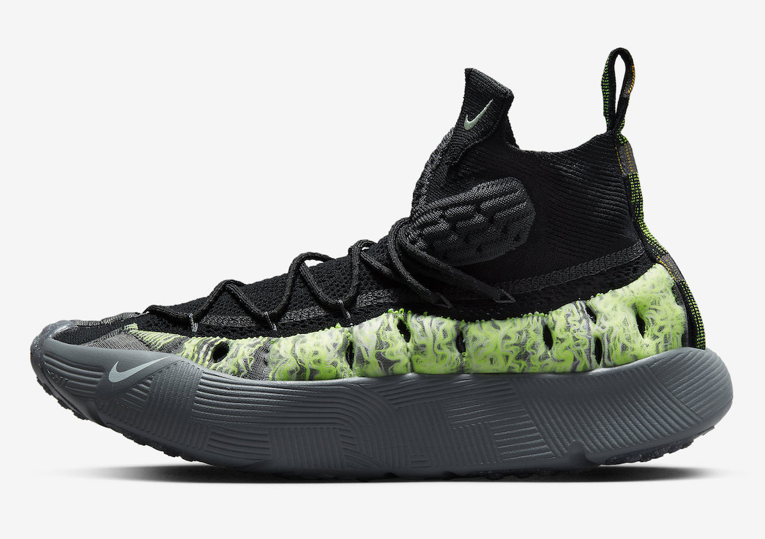 Nike ISPA Sense Flyknit Black Green CW3203-003 Release Date