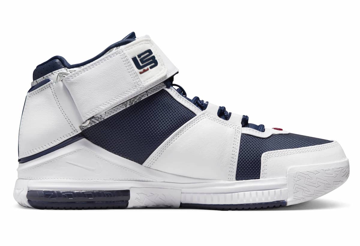 Nike LeBron 2 USA Midnight Navy 2022 DR0826-100 Release Date