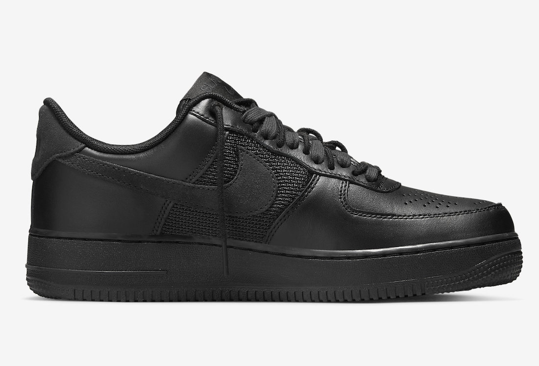 Slam Jam Nike Air Force 1 Low Black DX5590-001 Release Date