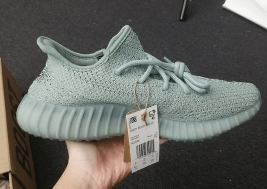 adidas Yeezy Boost 350 V2 Jade Ash HQ2060 Release Date On-Feet