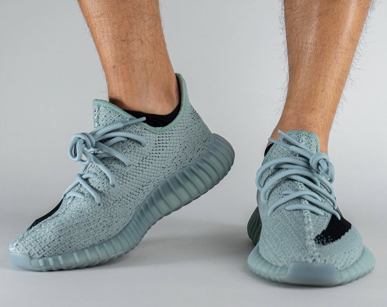 adidas Yeezy Boost 350 V2 Jade Ash HQ2060 Release Date On-Feet