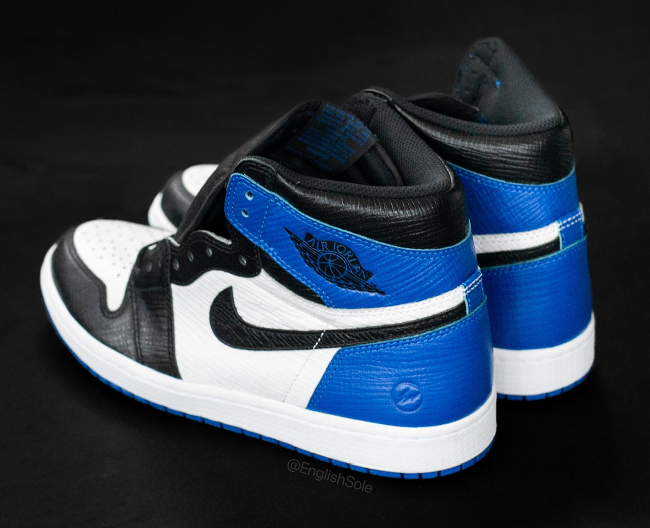 Air Jordan 1 High OG Fragment LV Leather Sample