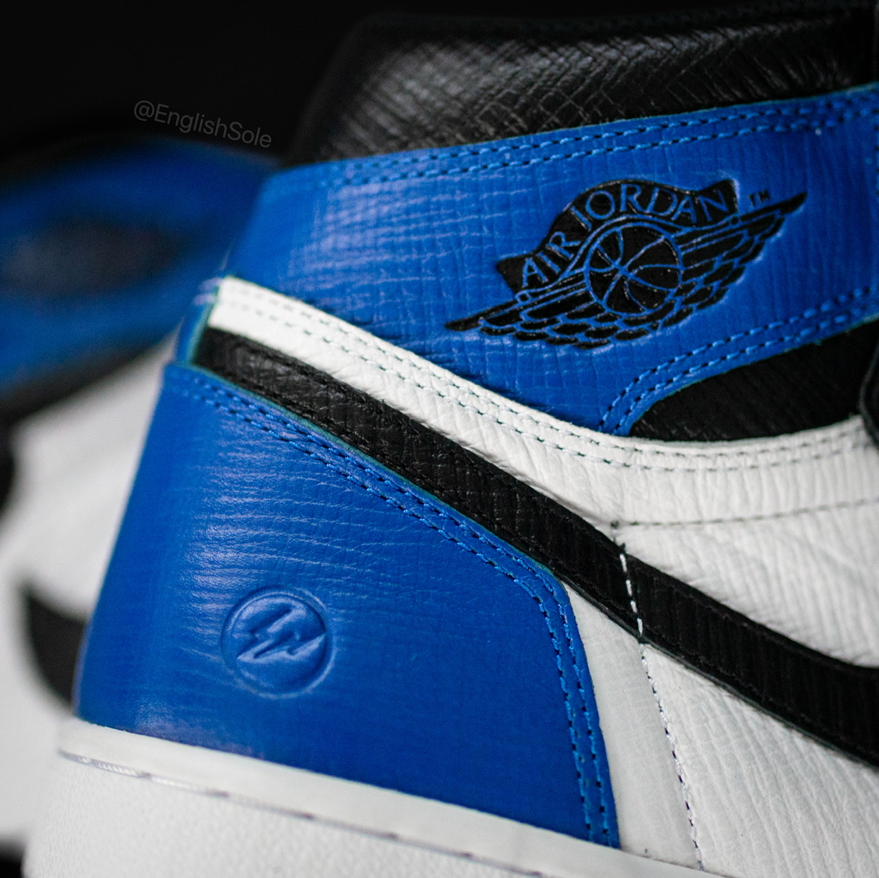 Air Jordan 1 High OG Fragment LV Leather Sample