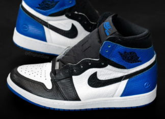 Air Jordan 1 High OG “Fragment” Sample with LV Leather