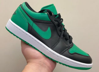 2023年春季的Air Jordan 1 Low “Lucky Green”（幸运绿）。