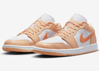 Air Jordan 1 Low “Sunset Haze” 的官方照片