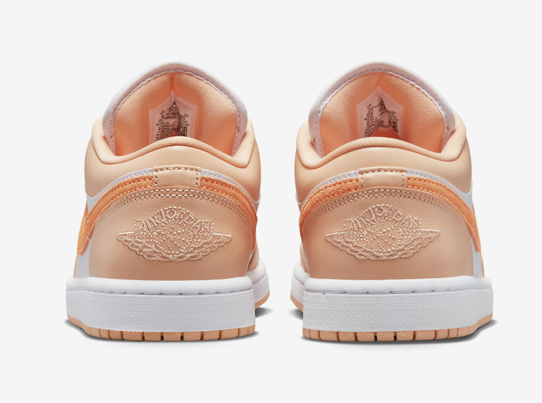 Air Jordan 1 Low Sunset Haze Bright Citrus White DC0774-801 Release Date