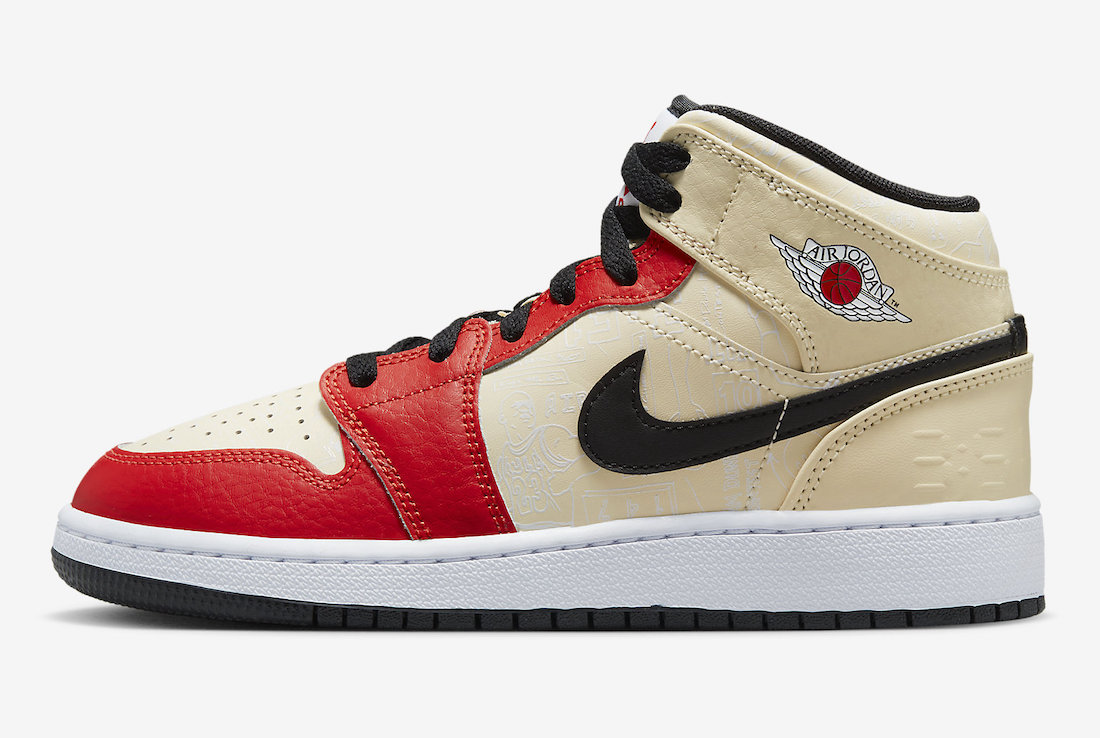 Air Jordan 1 Mid GS Dunk Contest DV7012-100 Release Date