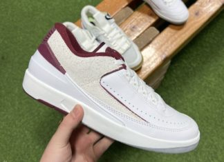 初见。Air Jordan 2 Low “Cherrywood”