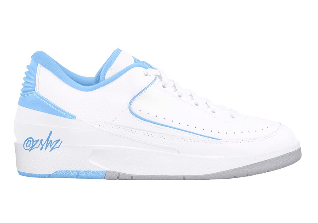 Air Jordan 2 Low UNC University Blue DV9956-104 Release Date