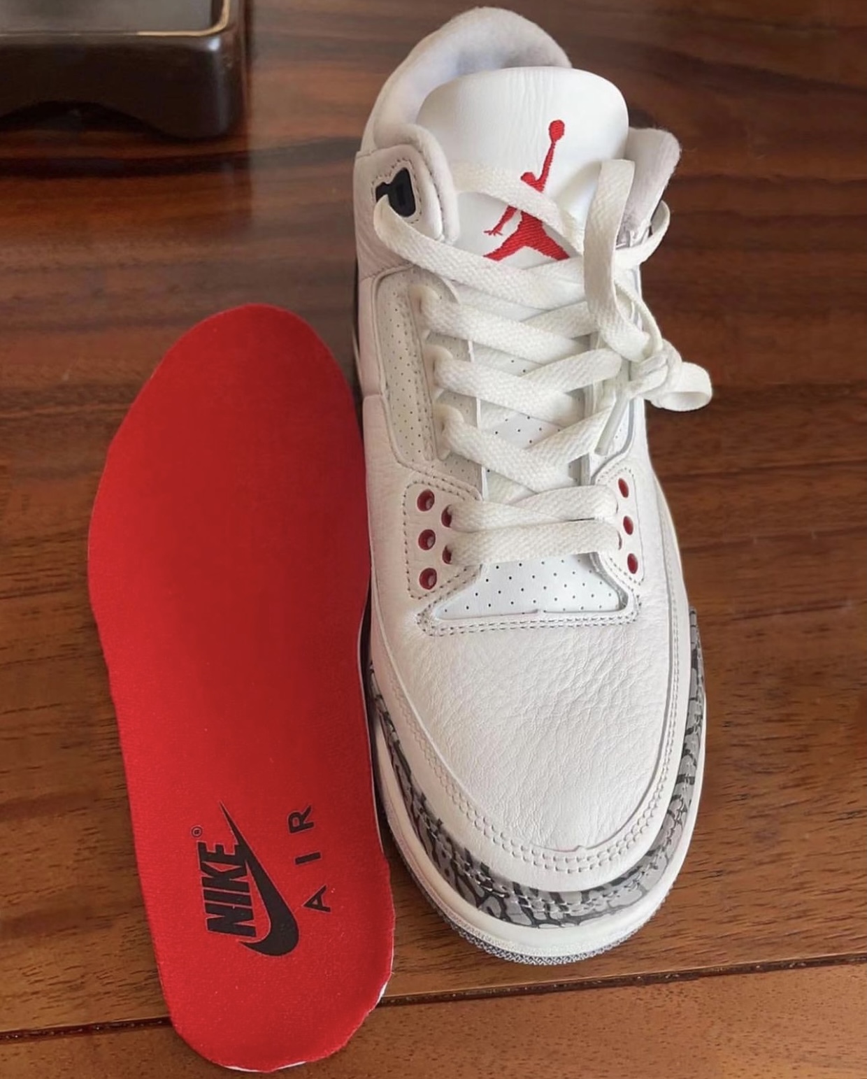 Air Jordan 3 White Cement Reimagined DN3707-100 Release Date Top Insole