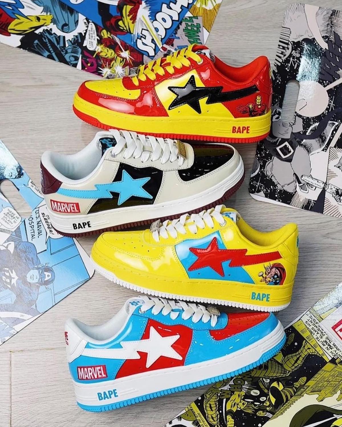 Marvel Bape Sta 2022