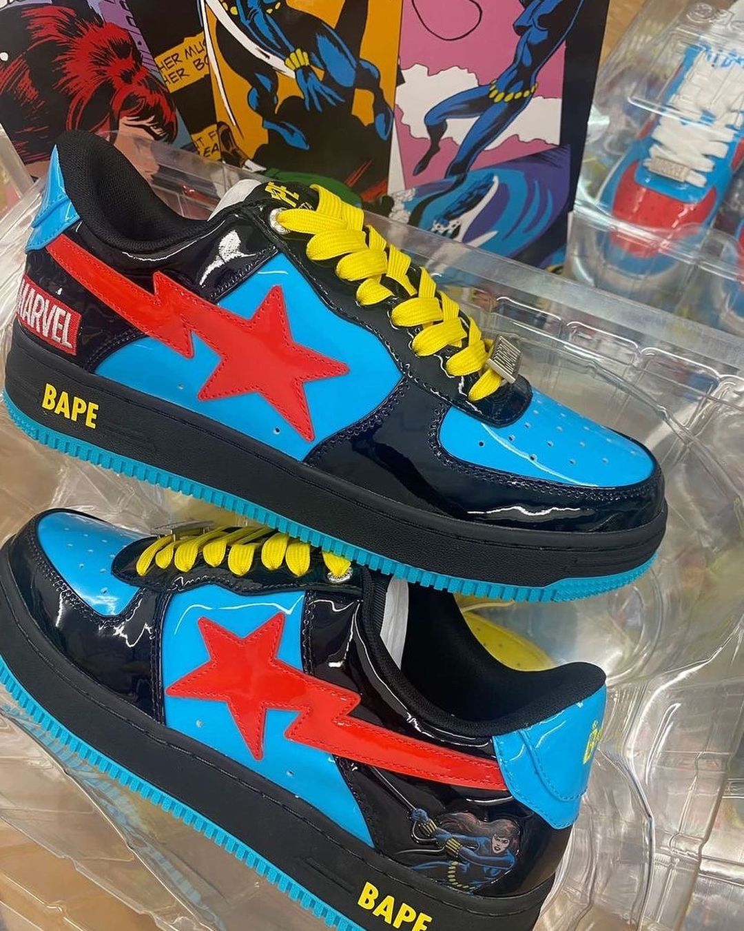 Marvel Bape Sta Black Window 2022 Release Date