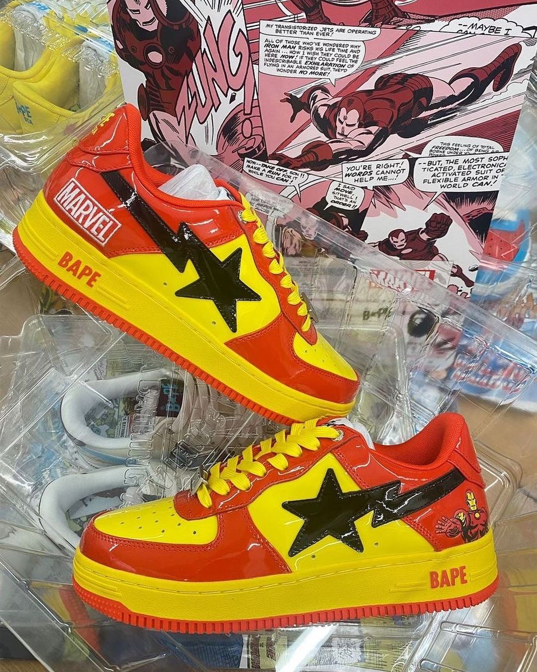 Marvel Bape Sta Iron Man 2022 Release Date