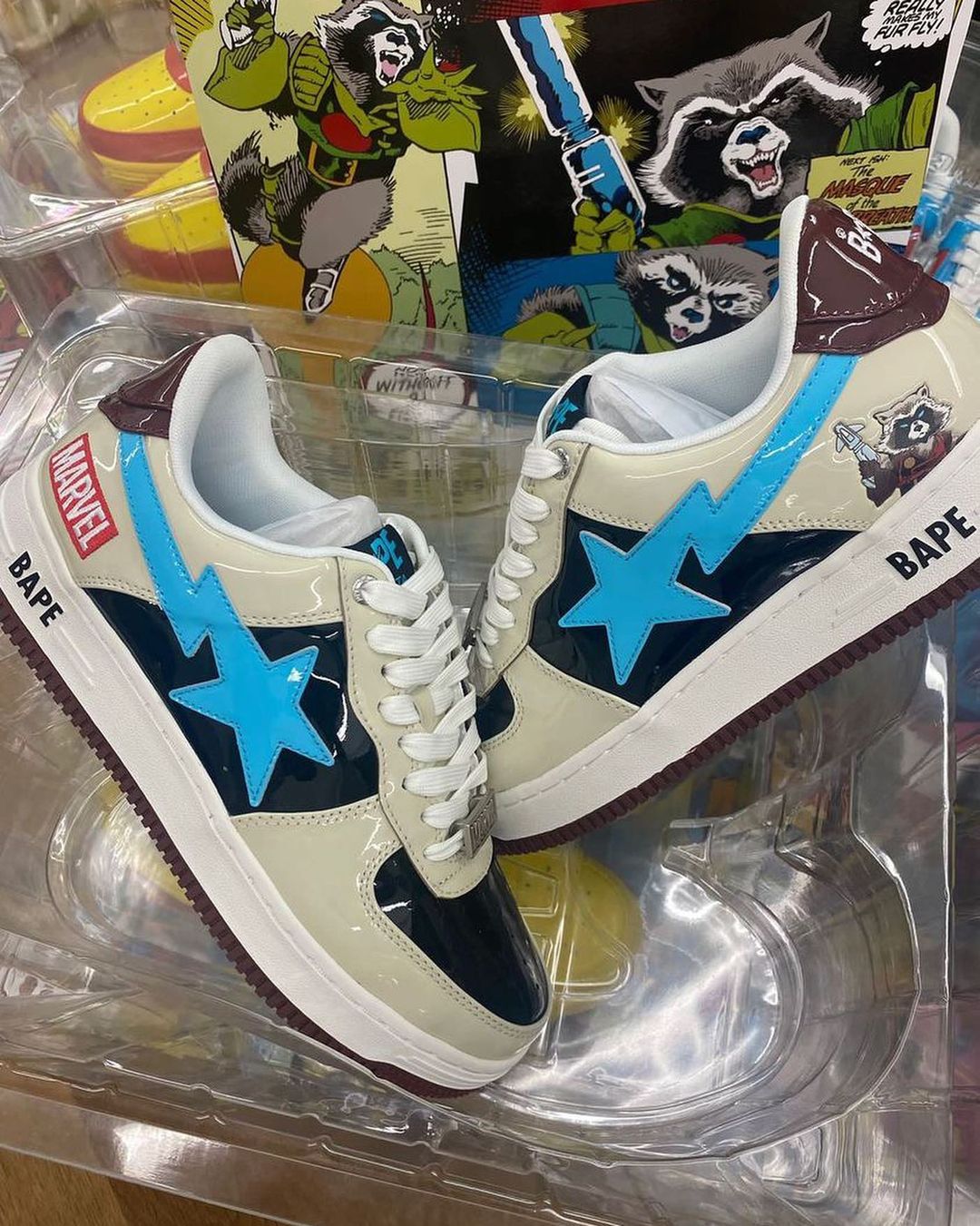 Marvel Bape Sta Rocket Raccoon 2022 Release Date