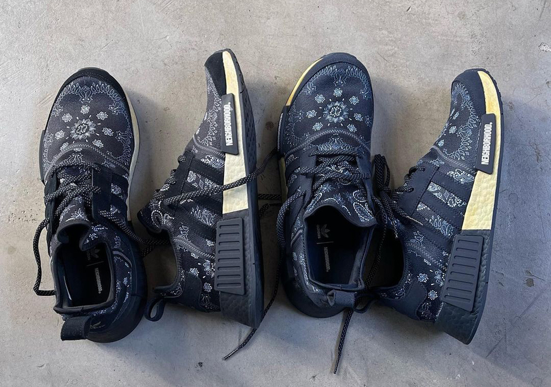 Neighborhood adidas NMD R1 Paisley GY4157 GY4158 Release Date