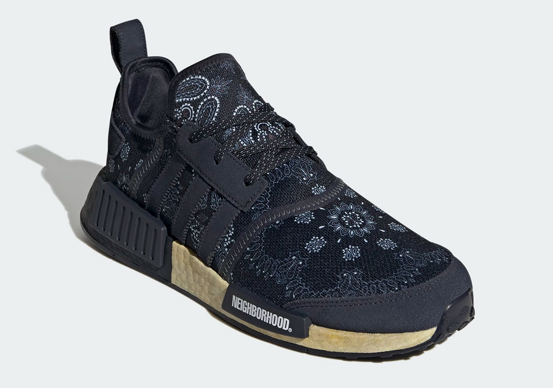 Neighborhood adidas NMD R1 Paisley Navy GY4158 Release Date