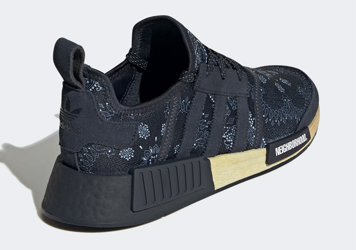 Neighborhood adidas NMD R1 Paisley Navy GY4158 Release Date