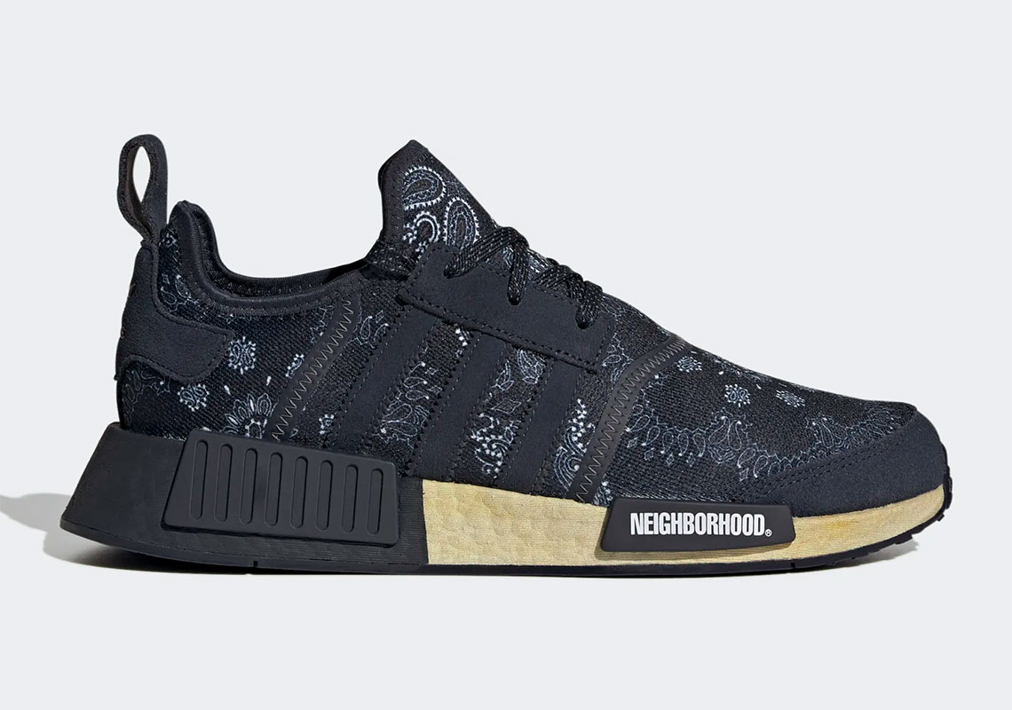 Neighborhood adidas NMD R1 Paisley Navy GY4158 Release Date