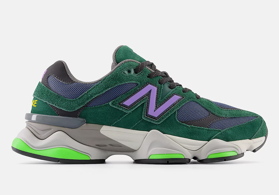 New Balance 9060 Nightwatch Green Electric Purple U9060GRE Release Date