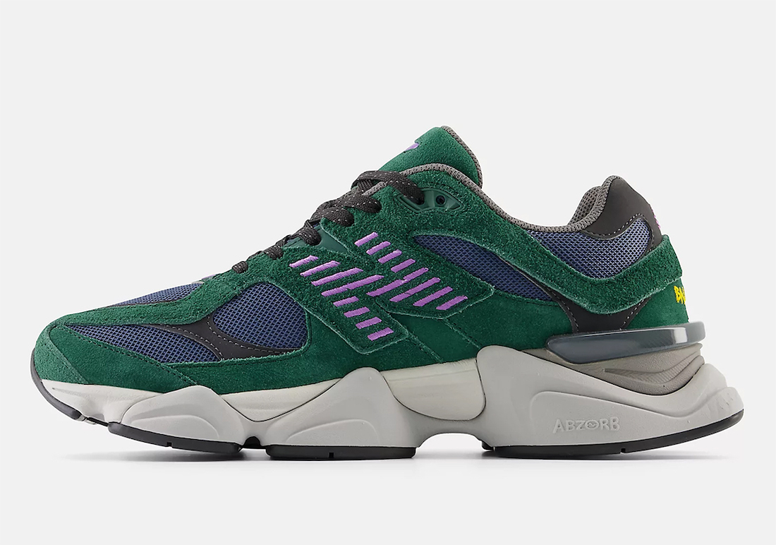 New Balance 9060 Nightwatch Green Electric Purple U9060GRE Release Date