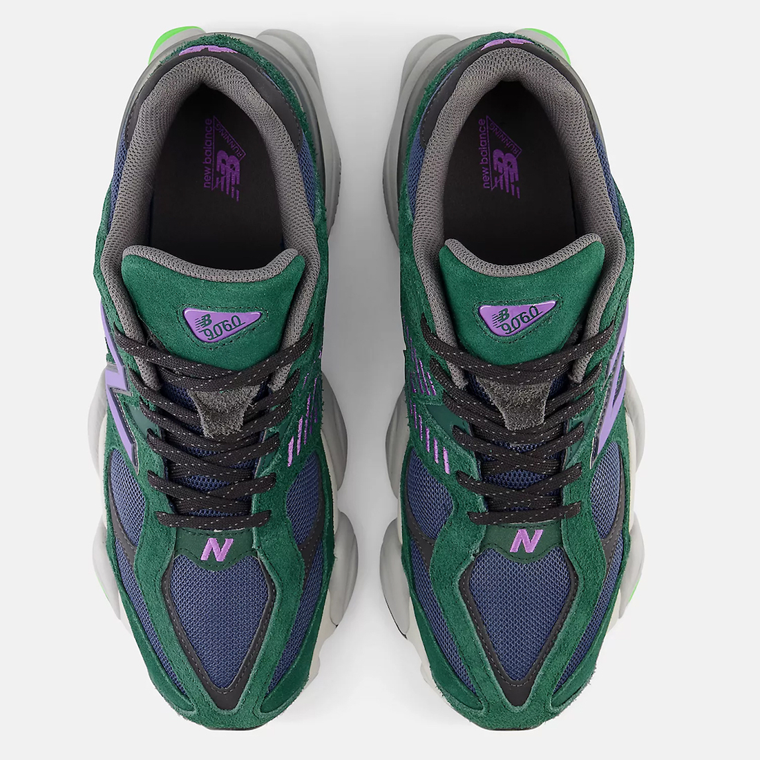 New Balance 9060 Nightwatch Green Electric Purple U9060GRE Release Date