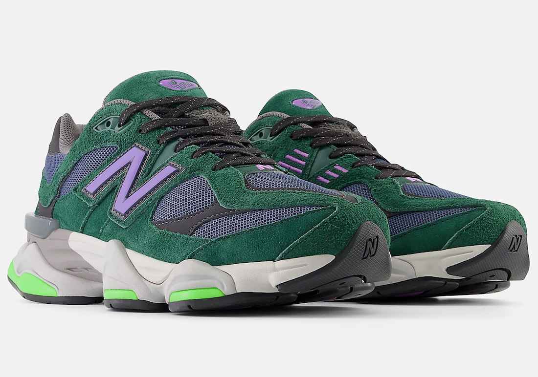 New Balance 9060 Nightwatch Green Electric Purple U9060GRE Release Date