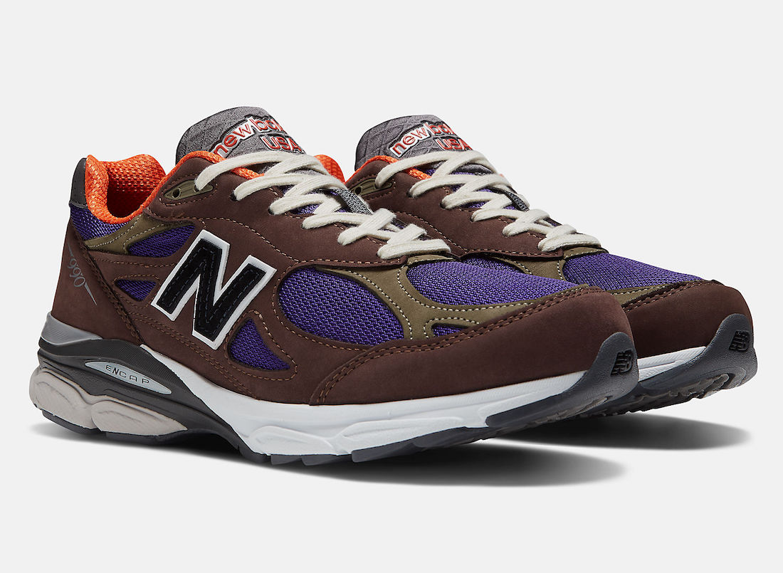 New Balance 990v3 Brown Purple M990BR3 Release Date