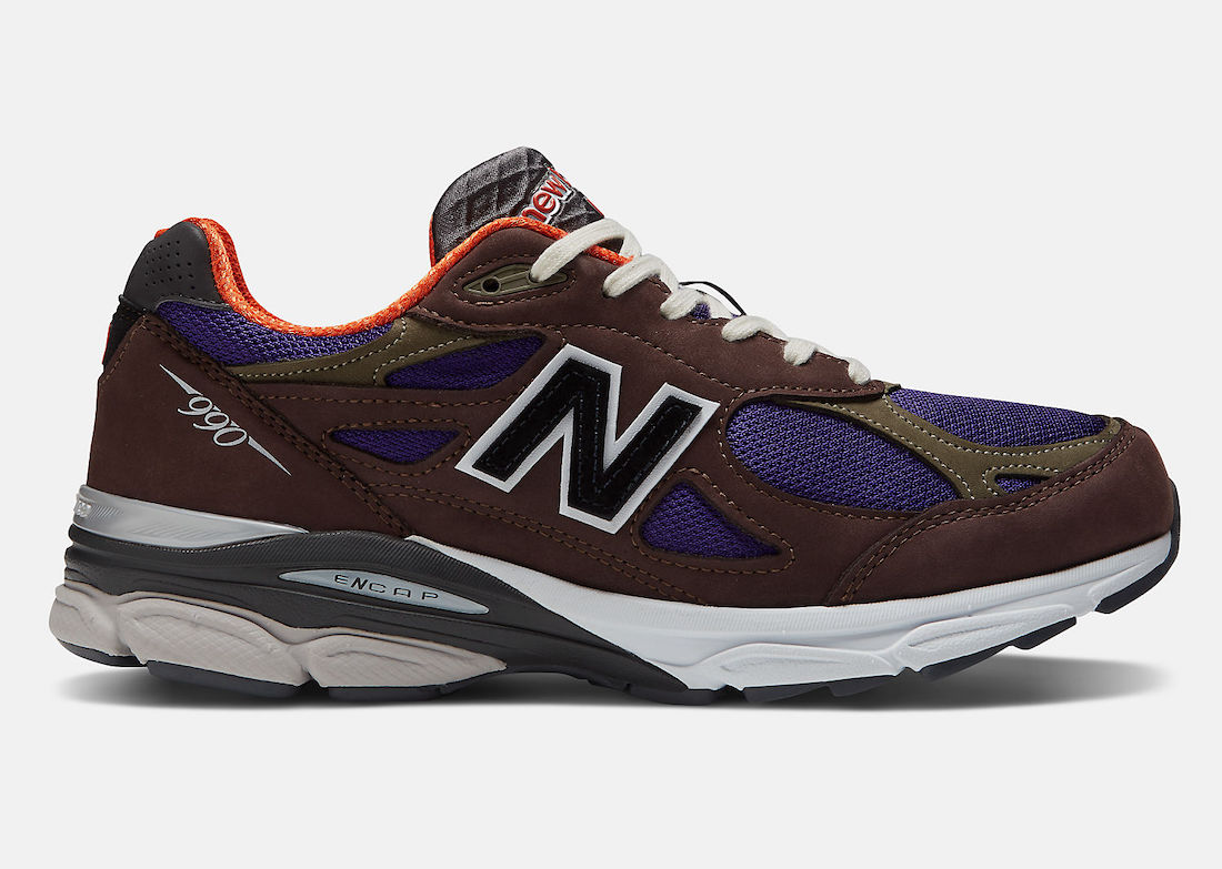 New Balance 990v3 Brown Purple M990BR3 Release Date