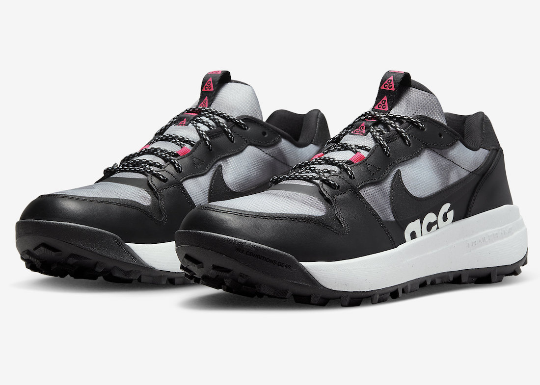 Nike ACG Lowcate Black Wolf Grey Hyper Pink DR1030-001 Release Date