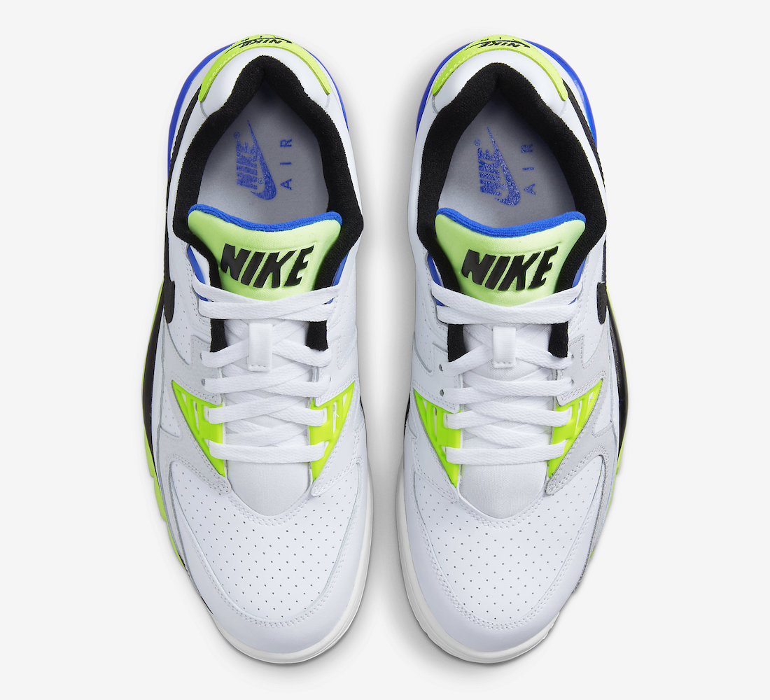 Nike Air Cross Trainer 3 Low White Volt Blue FD0788-100 Release Date