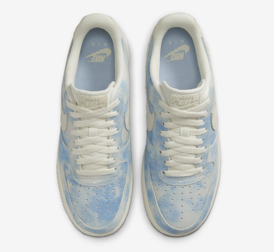 Nike Air Force 1 Low Clouds University Blue Sail FD0883-400 Release Date 