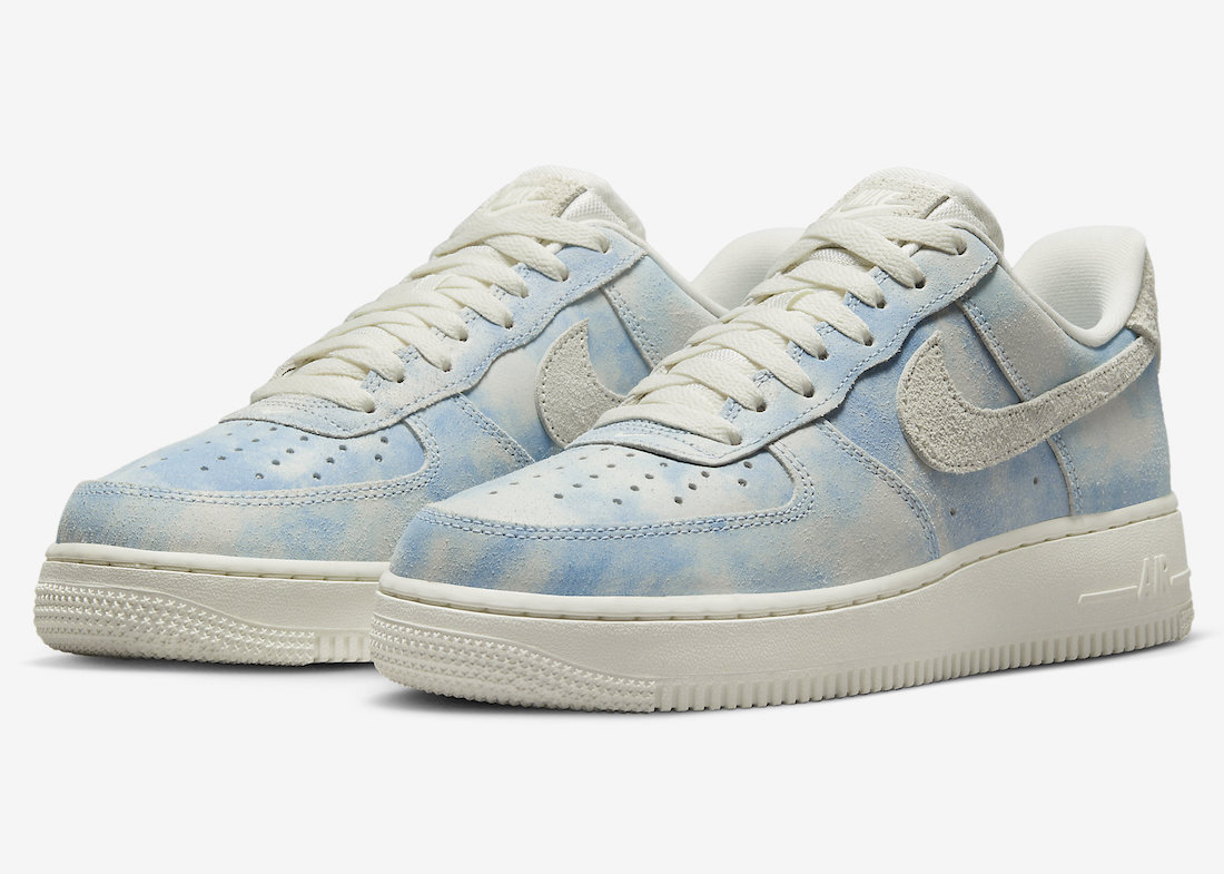 Nike Air Force 1 Low Clouds University Blue Sail FD0883-400 Release Date 