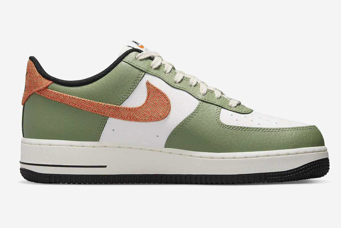 Nike Air Force 1 Low Oil Green Safety Orange FD0758-386 Release Date