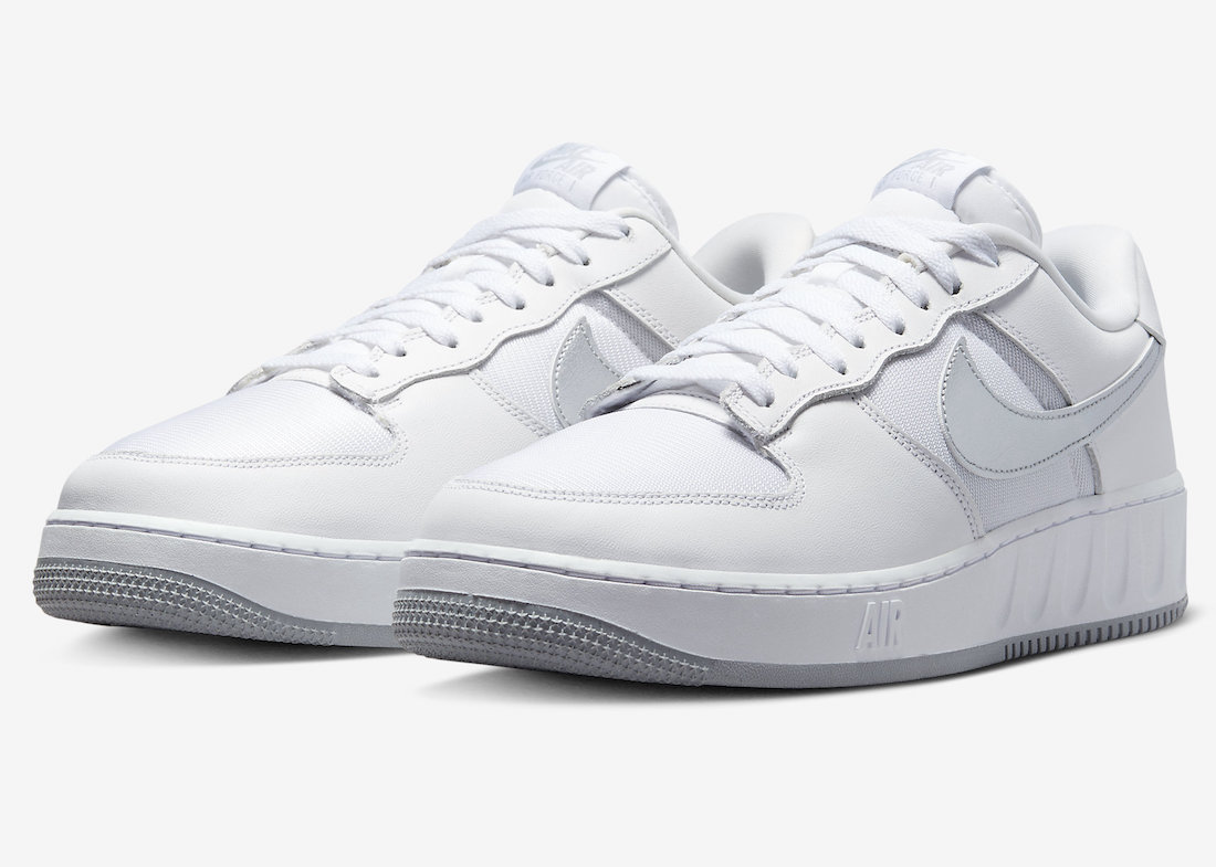 Nike Air Force 1 Low Utility White Silver Pure Platinum Wolf Grey FD0937-100 Release Date Front