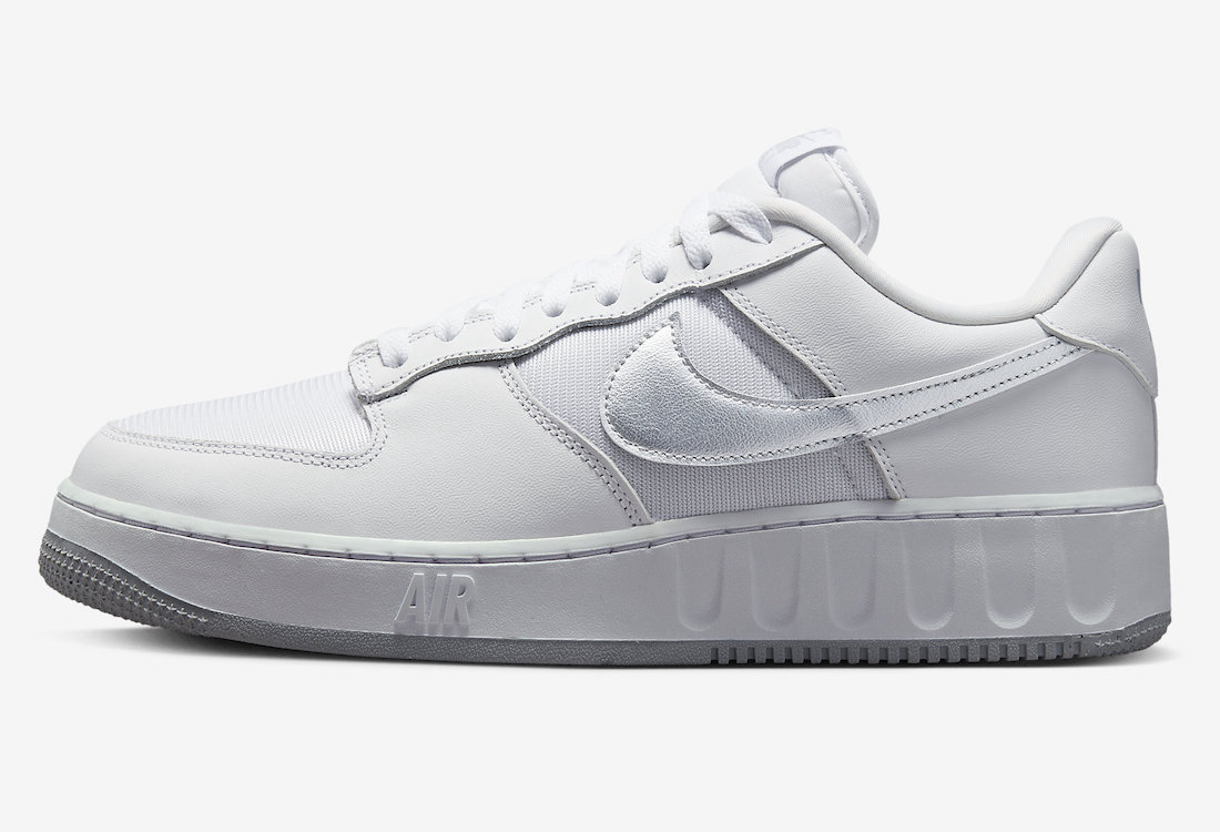 Nike Air Force 1 Low Utility White Silver Pure Platinum Wolf Grey FD0937-100 Release Date Front