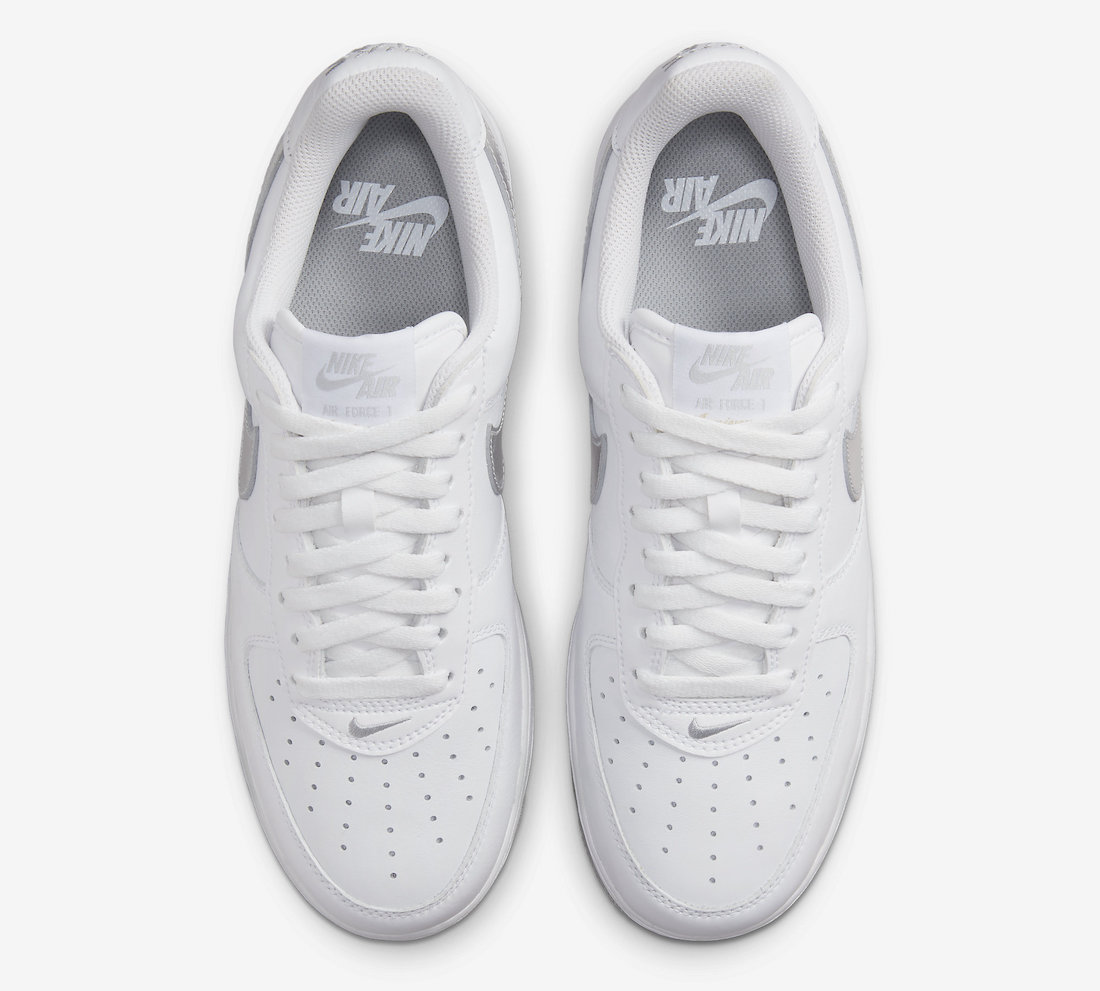 Nike Air Force 1 Low White Metallic Silver Swoosh DZ6755-100 Release Date Nike Air Force 1 Low White Metallic Silver Swoosh DZ6755-100 Release Date