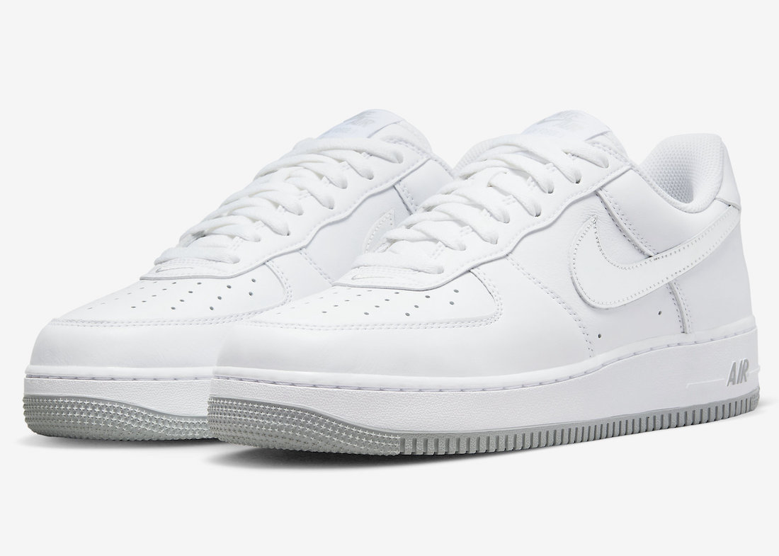 Nike Air Force 1 Low White Metallic Silver Swoosh DZ6755-100 Release Date