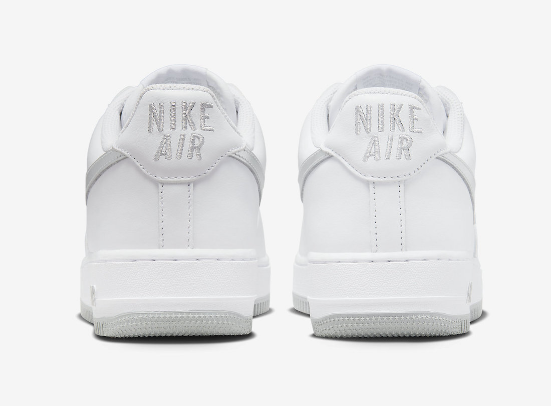 Nike Air Force 1 Low White Metallic Silver Swoosh DZ6755-100 Release Date