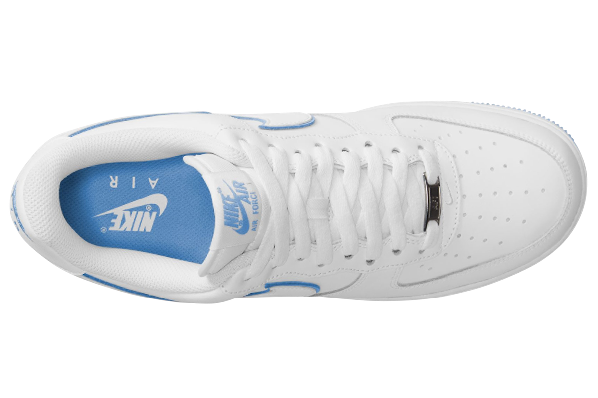 Nike Air Force 1 Low White University Blue DV0788-101 Release Date Lateral