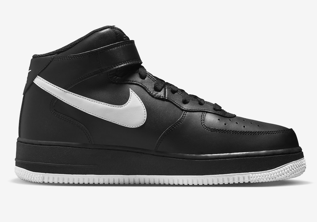 Nike Air Force 1 Mid Black White DV0806-001 Release Date