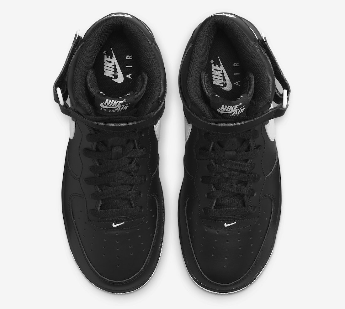 Nike Air Force 1 Mid Black White DV0806-001 Release Date