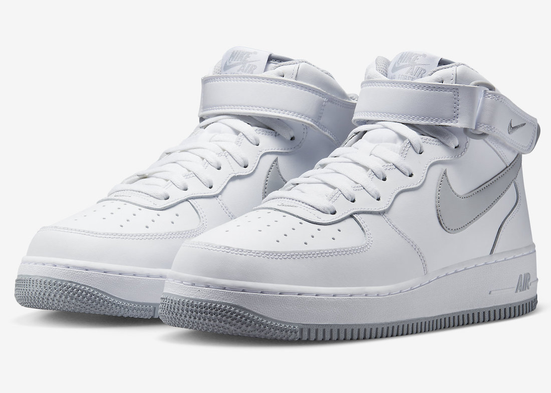 Nike Air Force 1 Mid White Grey DV0806-100 Release Date