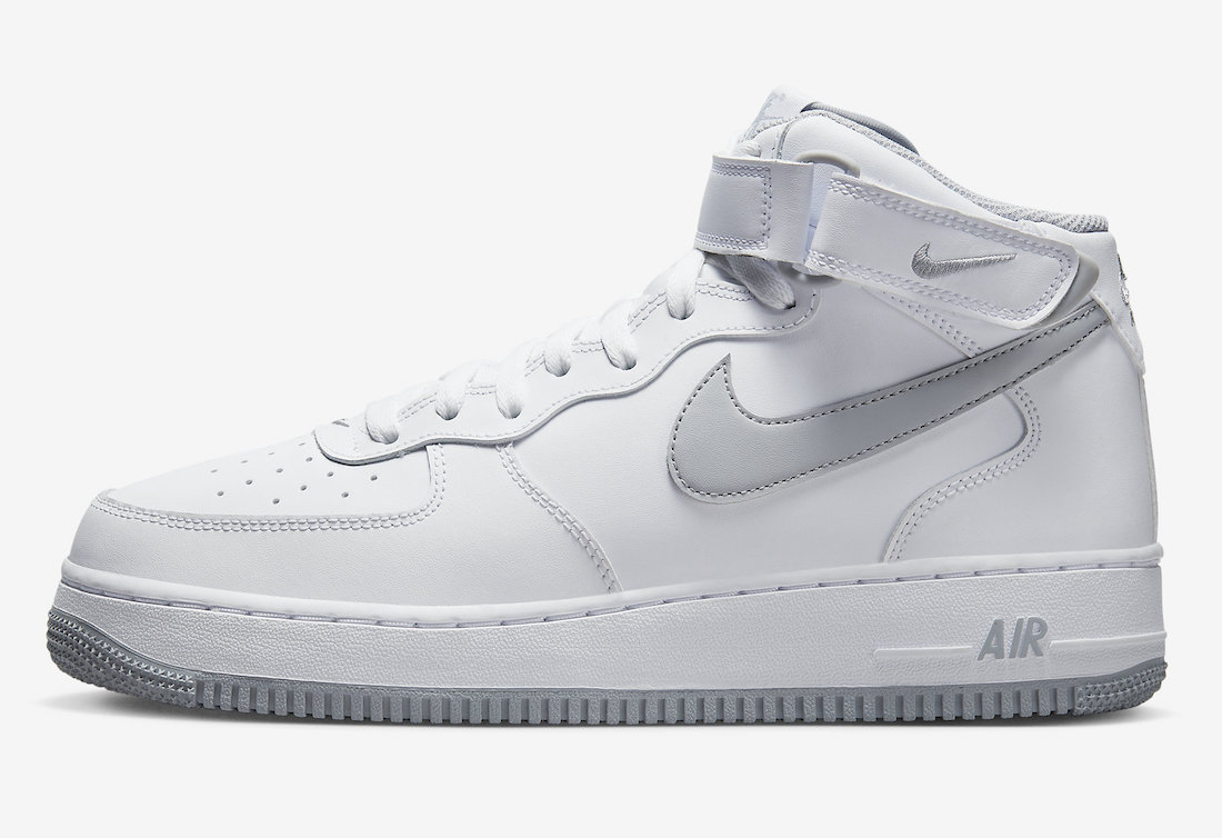 Nike Air Force 1 Mid White Grey DV0806-100 Release Date