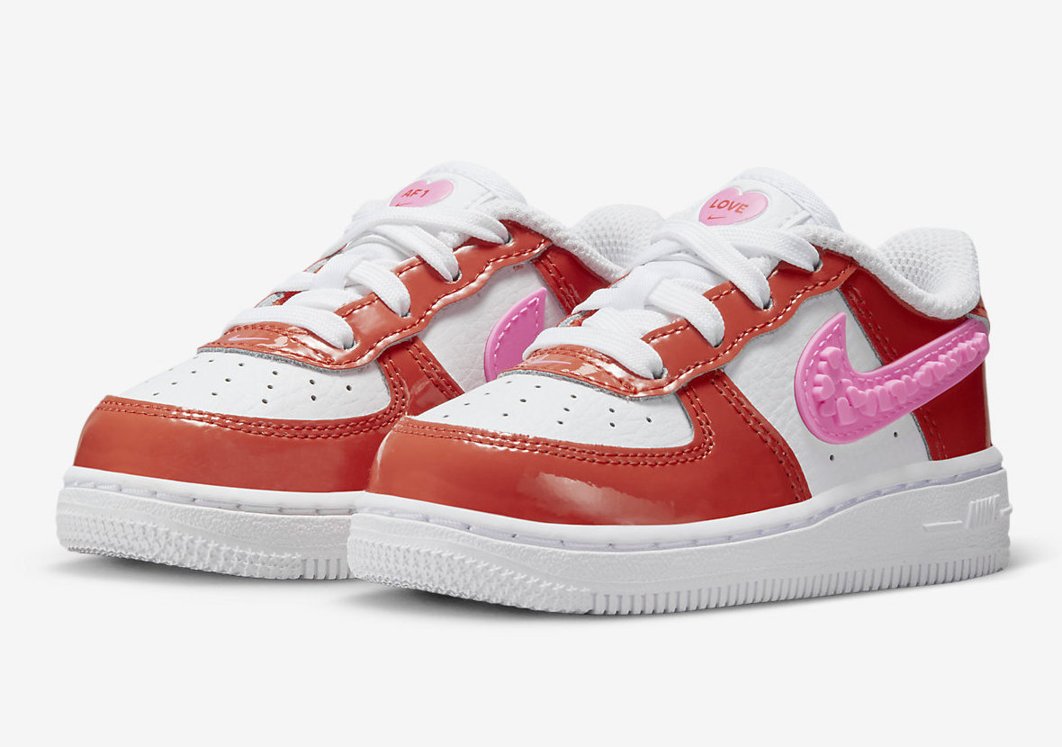 Nike Air Force 1 Valentines Day 2023 Toddler FD1033-600 Release Date