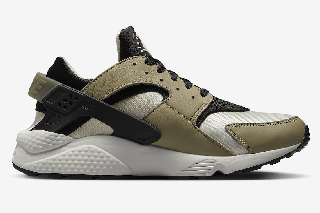 Nike Air Huarache DD1068-007 Olive Release Date Medial