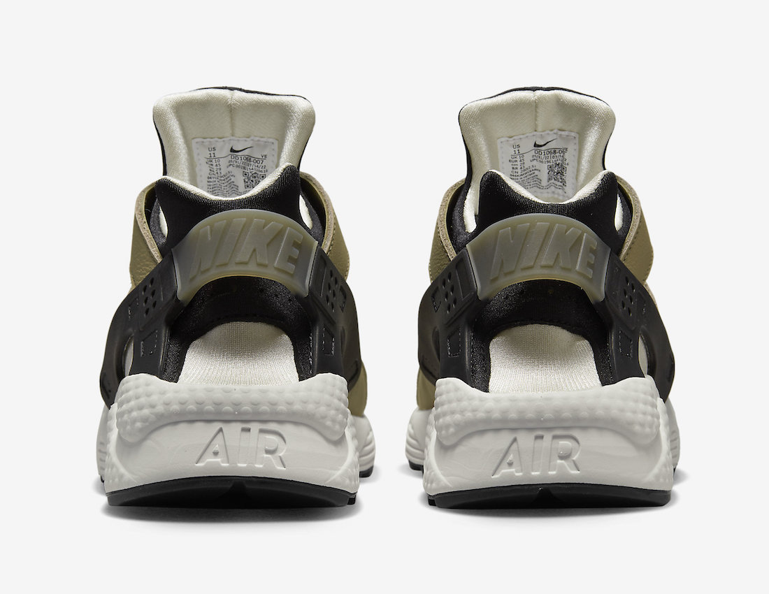Nike Air Huarache DD1068-007 Olive Release Date Heel