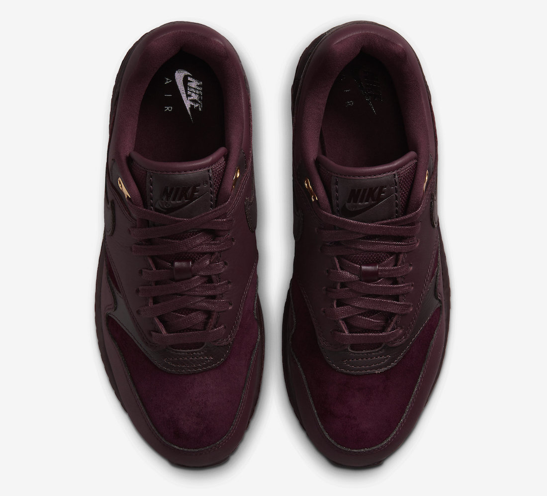 Nike Air Max 1 Burgundy Crush DV3888-600 Release Date