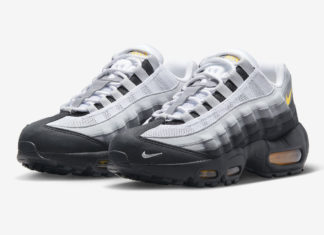 耐克Air Max 95的激光橙子点缀