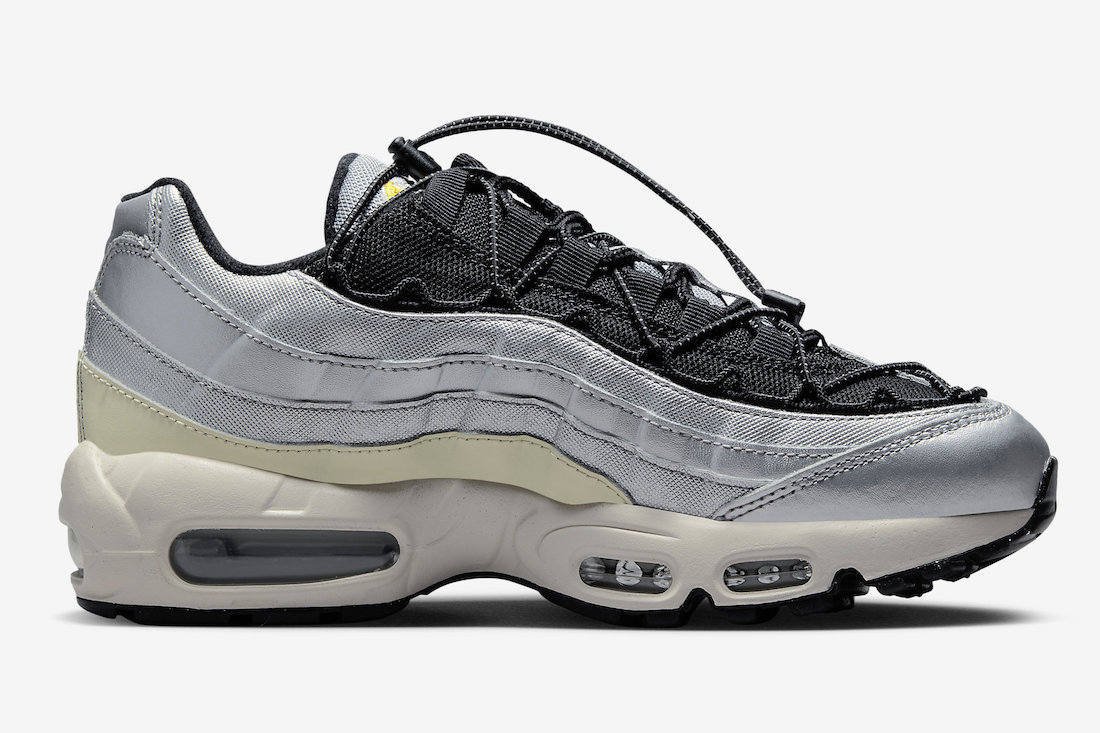 Nike Air Max 95 Metallic Silver Alabaster Black FD0798-001 Release Date